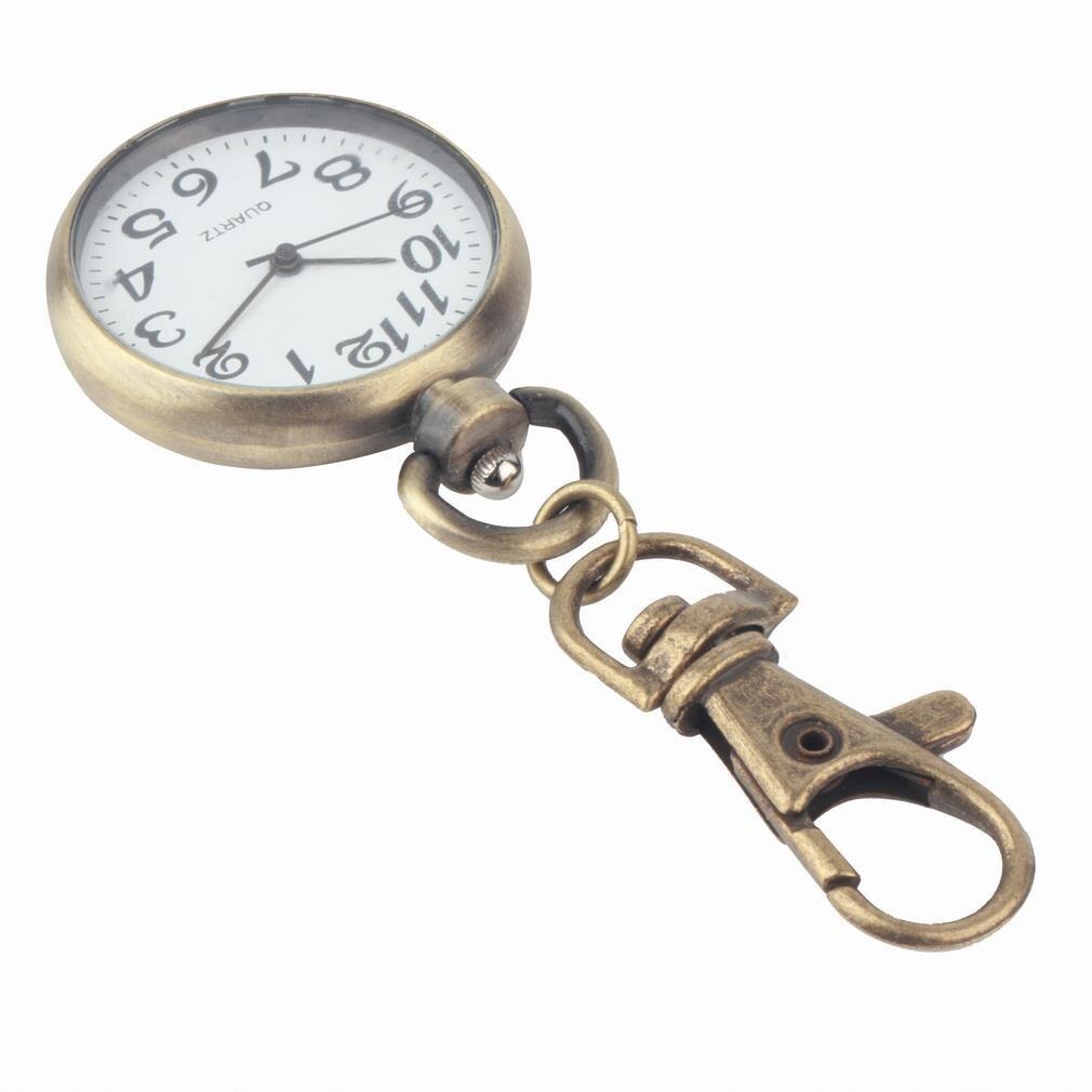 Retro Bronze Quartz vintage Movement pocket watch