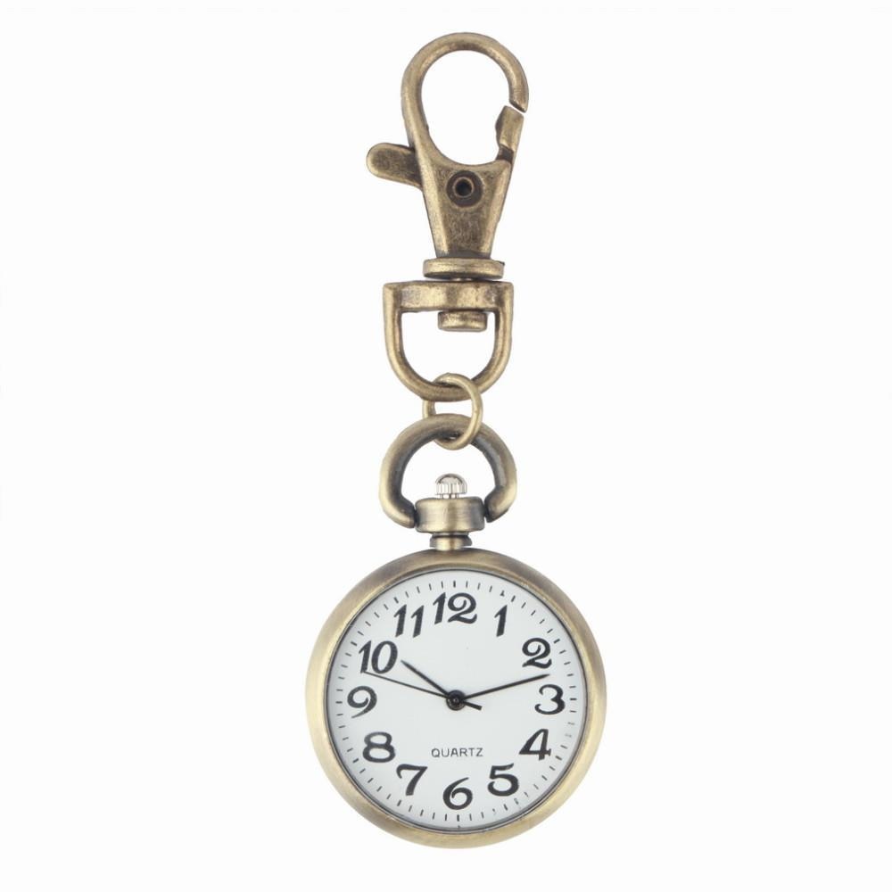 Retro Bronze Quartz vintage Movement pocket watch