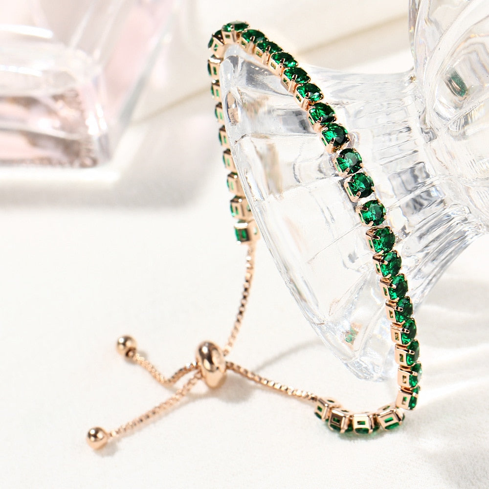 Luxury 4mm Cubic Zirconia Tennis Bracelets