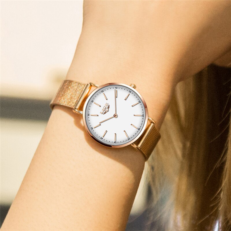 Luxury Ultra Thin Simple Couple Watches  Couple Gift Quartz Wristwatches