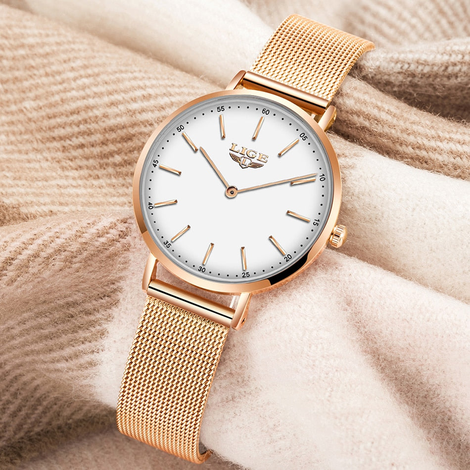 Luxury Ultra Thin Simple Couple Watches  Couple Gift Quartz Wristwatches
