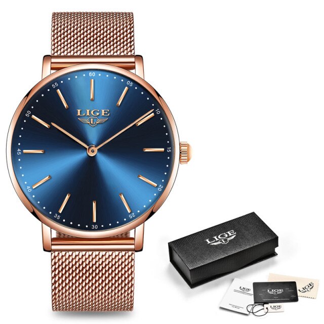 Luxury Ultra Thin Simple Couple Watches  Couple Gift Quartz Wristwatches