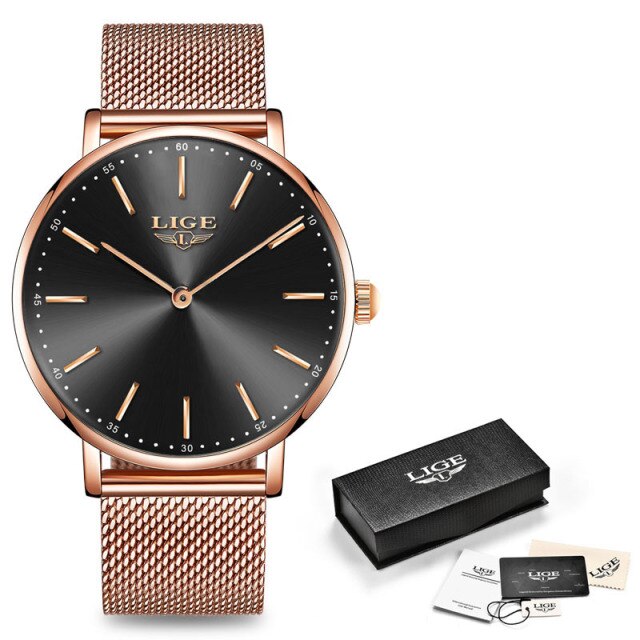 Luxury Ultra Thin Simple Couple Watches  Couple Gift Quartz Wristwatches