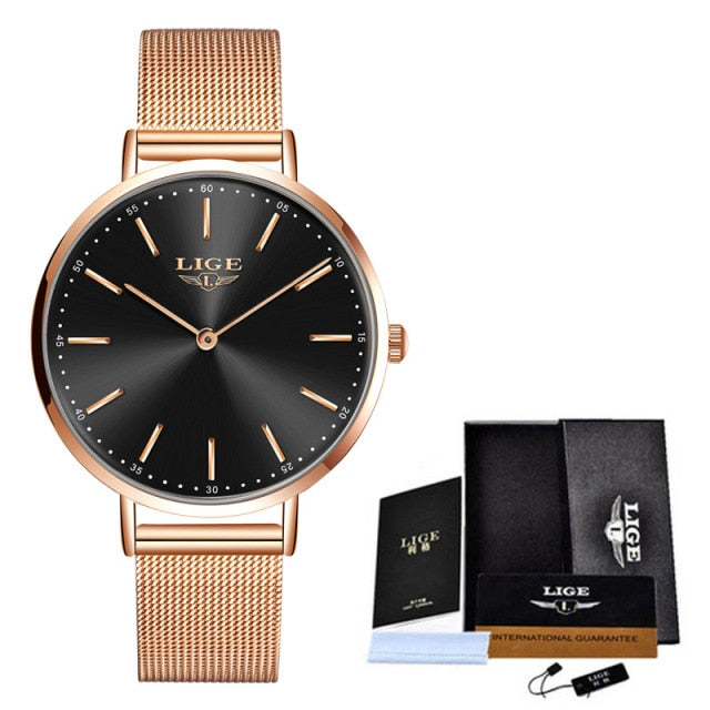 Luxury Ultra Thin Simple Couple Watches  Couple Gift Quartz Wristwatches