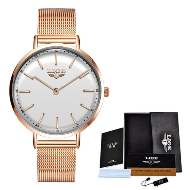 Luxury Ultra Thin Simple Couple Watches  Couple Gift Quartz Wristwatches