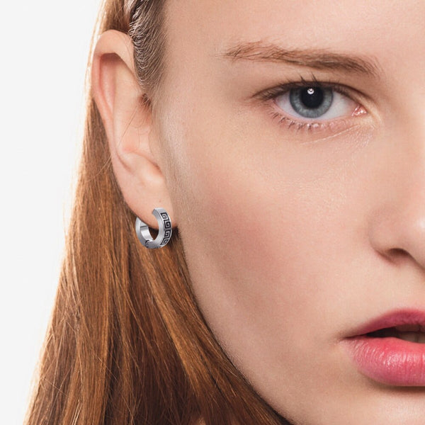 1-2 piezas de pendientes sencillos y modernos sin agujeros para hombres