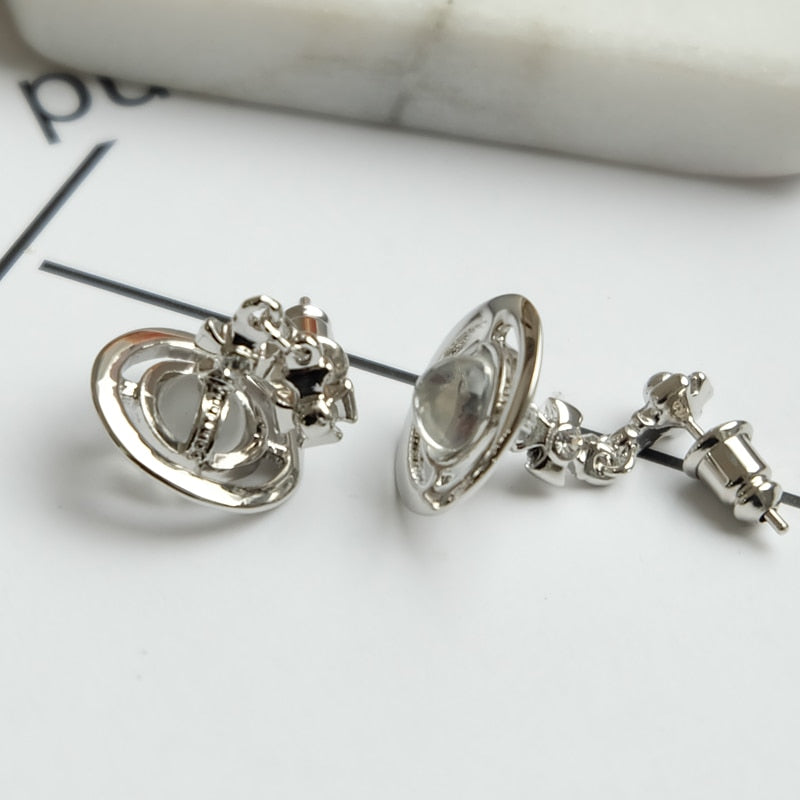New Hip Hop Rock Saturn Earring