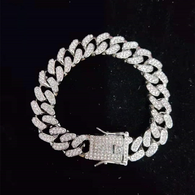 13mm width Miami Cuban Chain HipHop Necklaces