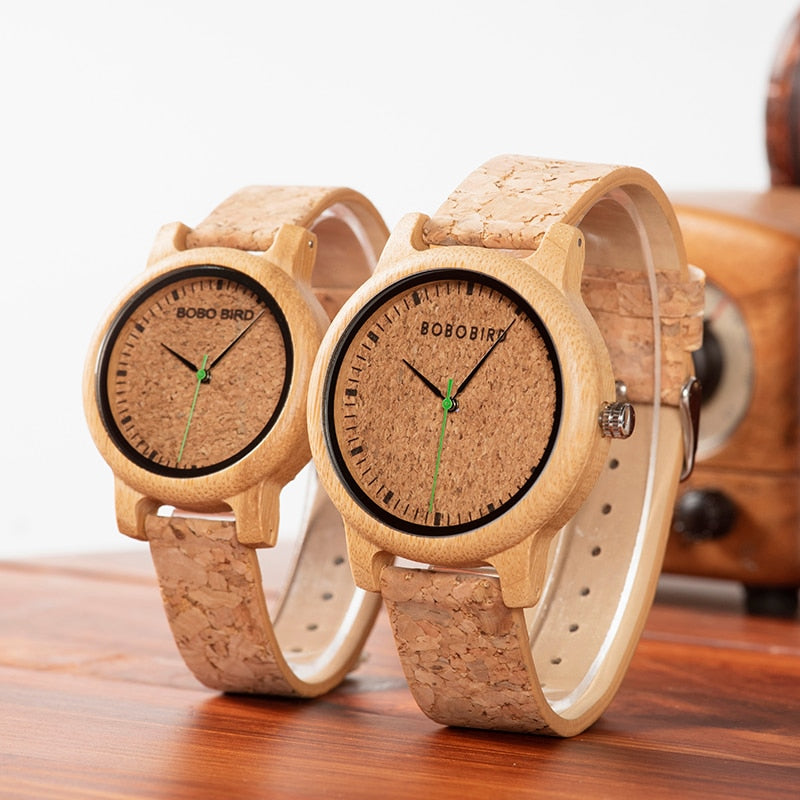 Simple Design Couple Watch Wood Wristwatch Men