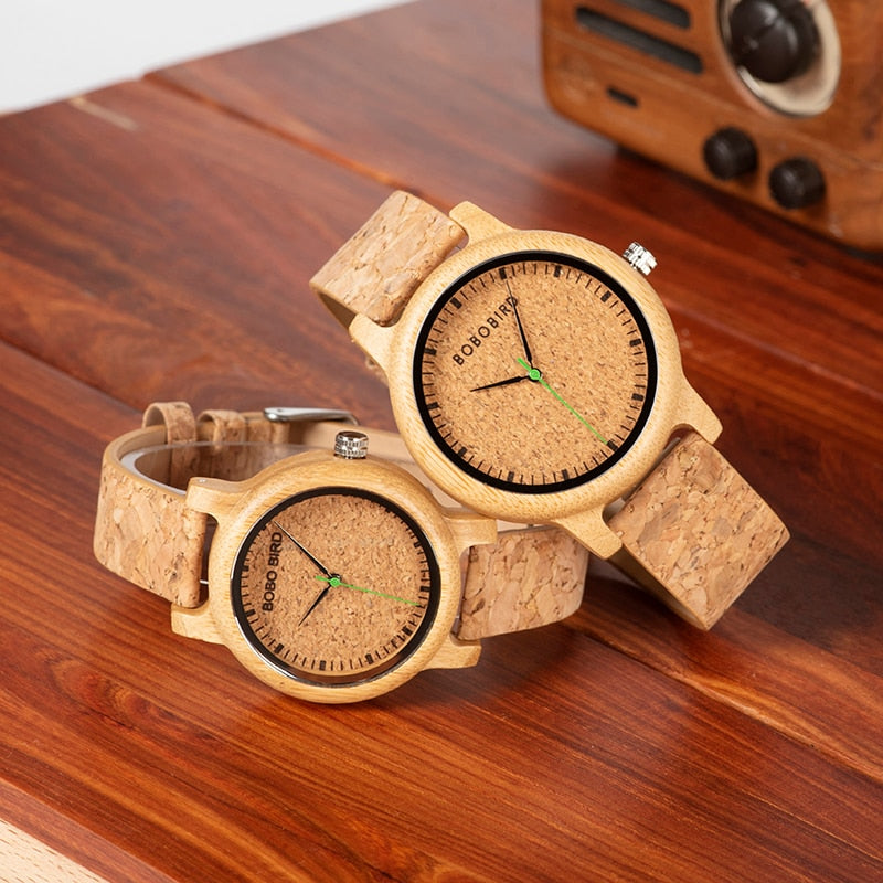 Simple Design Couple Watch Wood Wristwatch Men