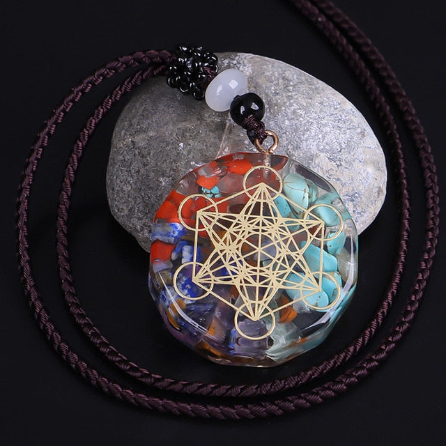 Flower of Life Pendant    Necklace