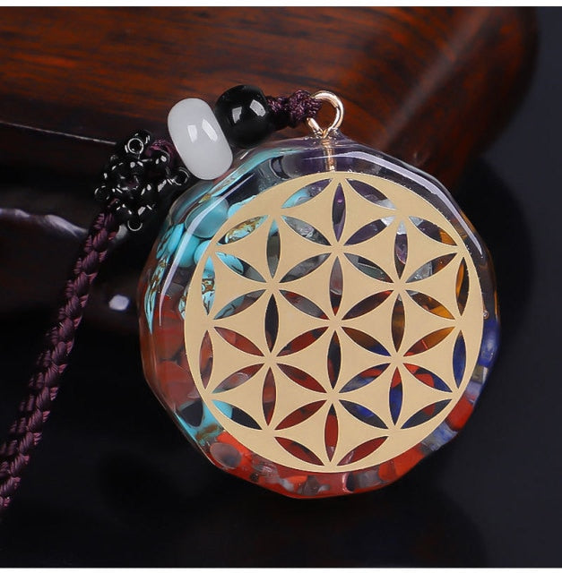 Flower of Life Pendant    Necklace