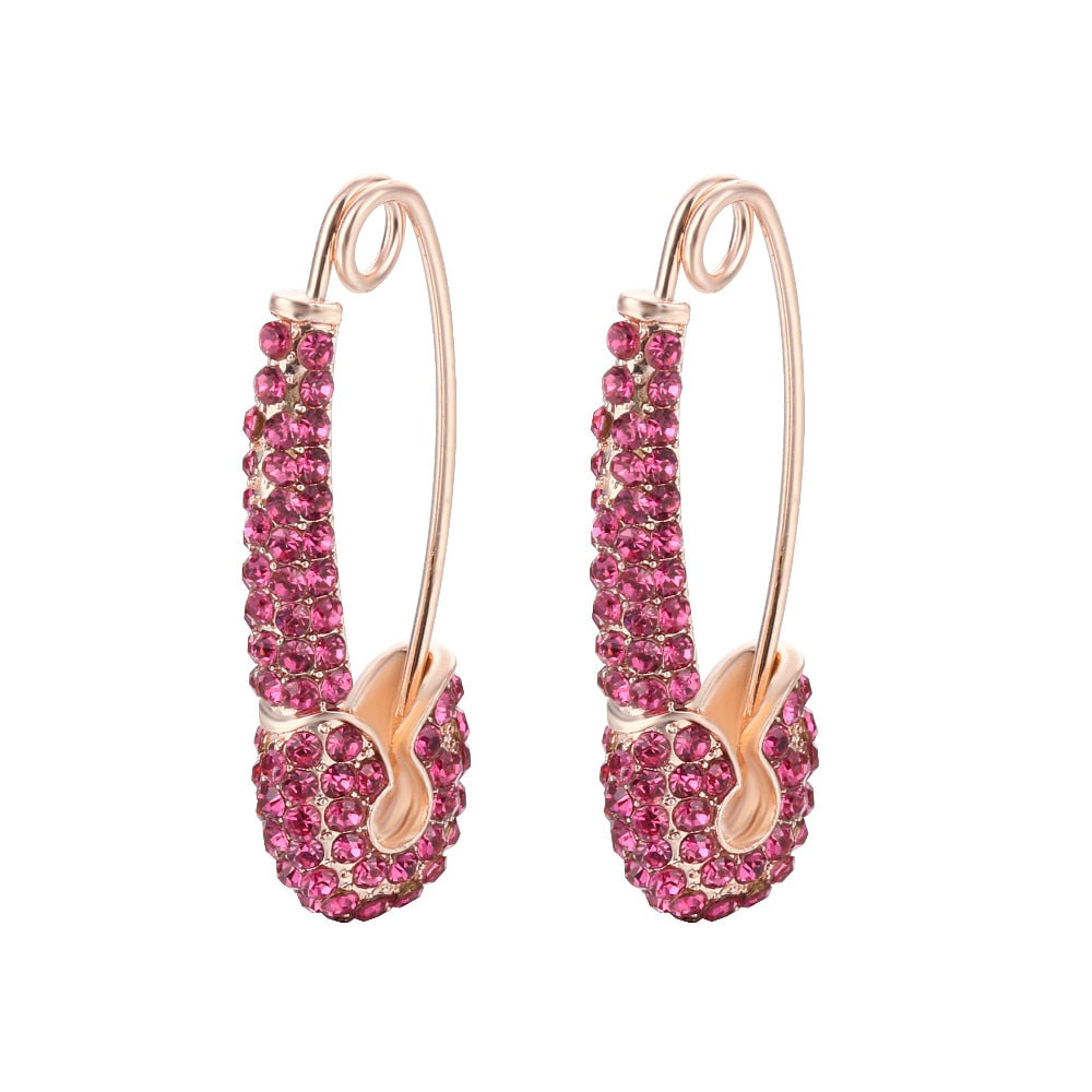 6YM Gold U-shaped Stud Earrings