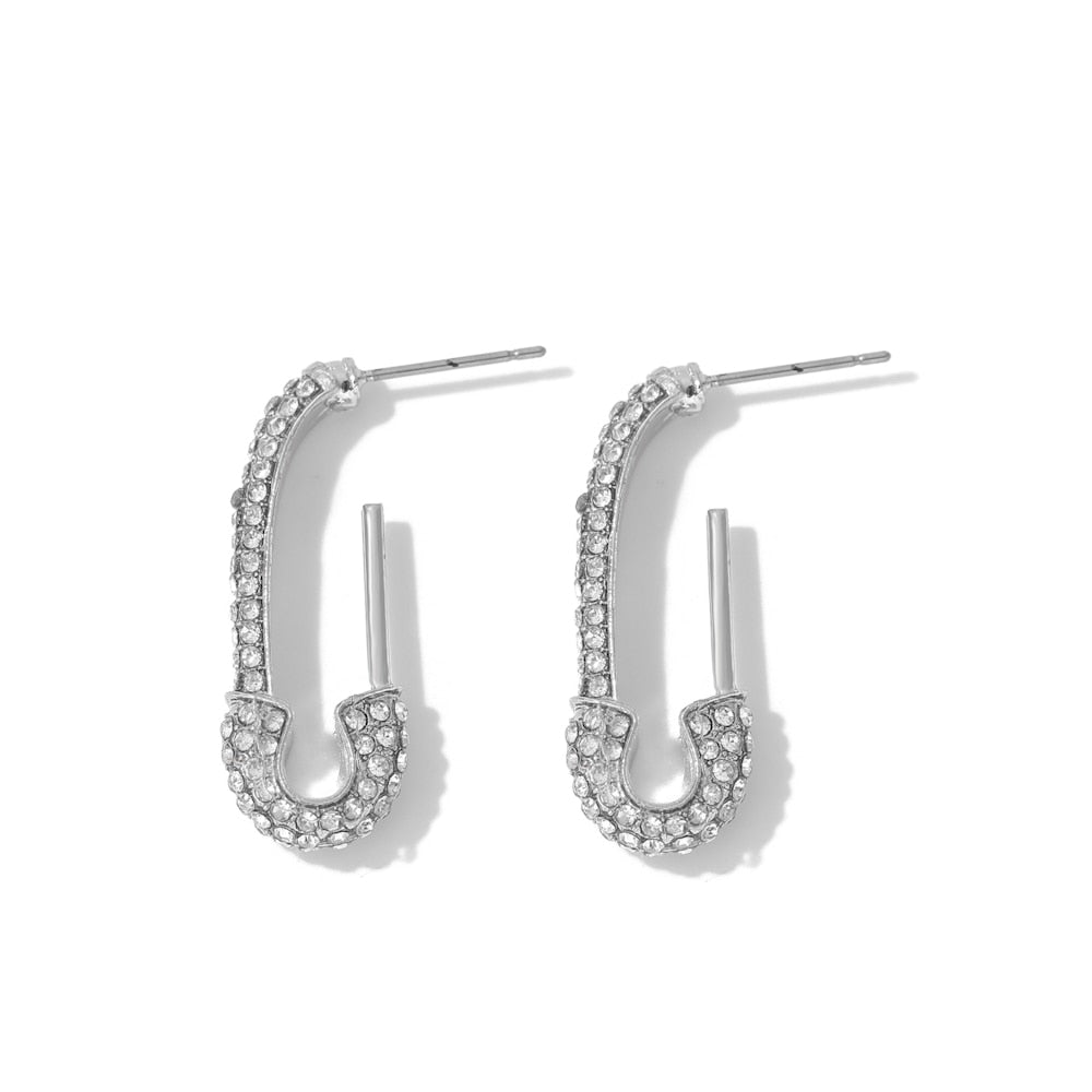 6YM Gold U-shaped Stud Earrings
