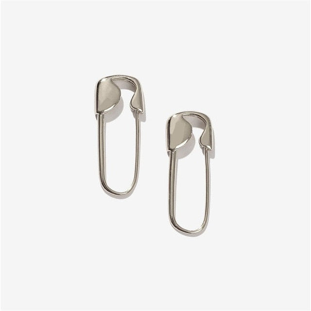 6YM Gold U-shaped Stud Earrings