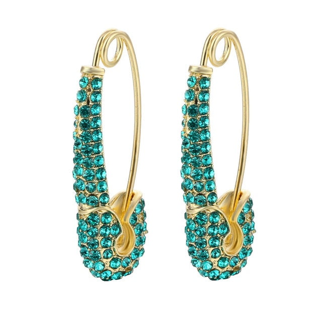 6YM Gold U-shaped Stud Earrings