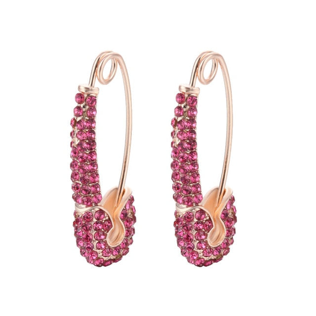6YM Gold U-shaped Stud Earrings