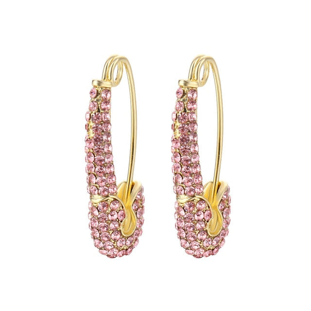 6YM Gold U-shaped Stud Earrings