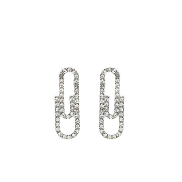 6YM Gold U-shaped Stud Earrings