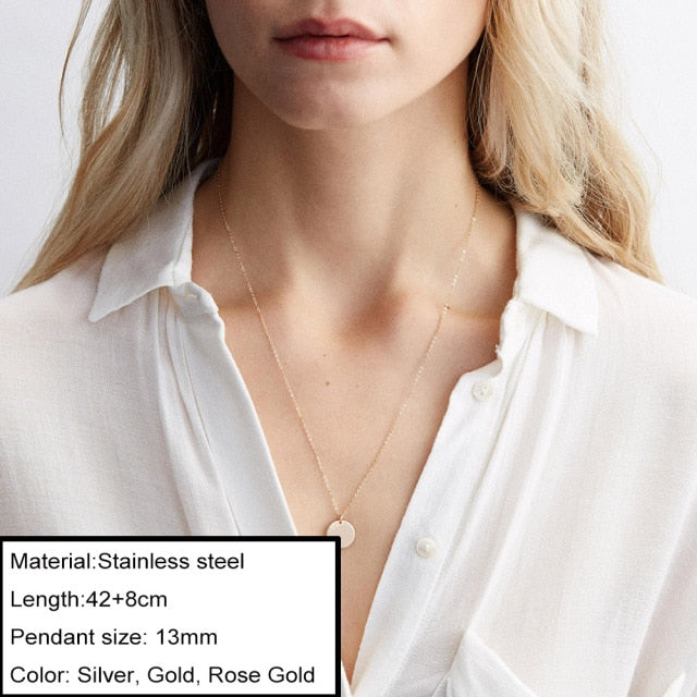 Stainless Steel Choker Chain Necklaces