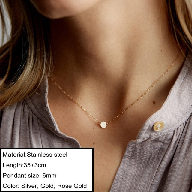 Stainless Steel Choker Chain Necklaces