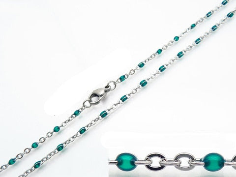 Stainless Steel Beads Chain Necklace