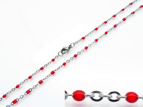 Stainless Steel Beads Chain Necklace