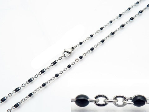 Stainless Steel Beads Chain Necklace