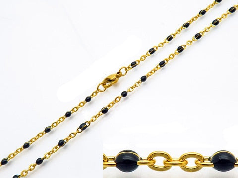 Stainless Steel Beads Chain Necklace