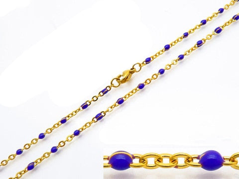 Stainless Steel Beads Chain Necklace