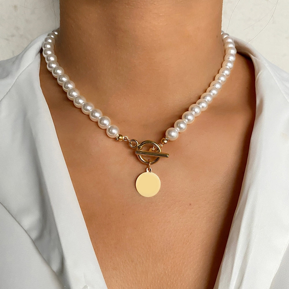 Female Creative Popular Temperament Bead Necklace