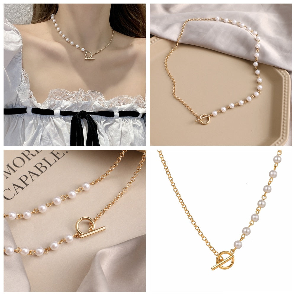 Female Creative Popular Temperament Bead Necklace