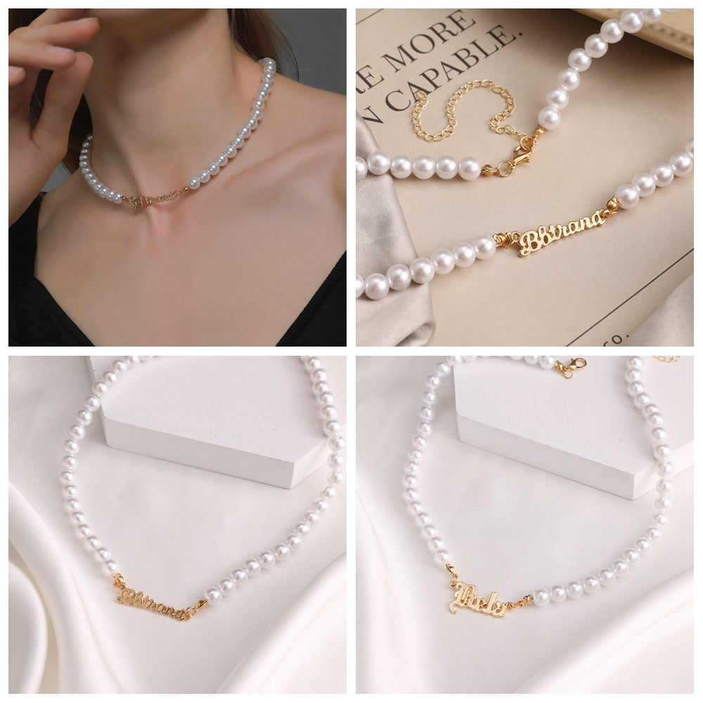 Female Creative Popular Temperament Bead Necklace