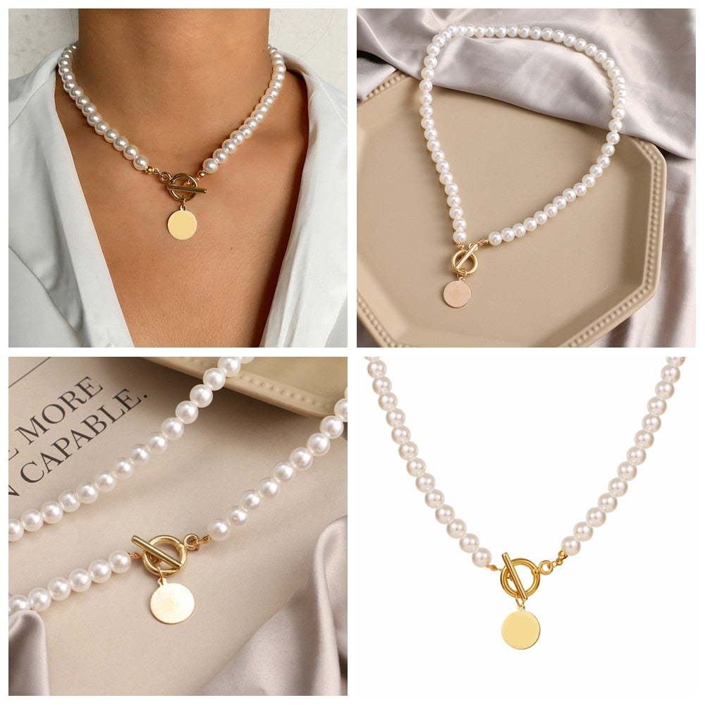 Female Creative Popular Temperament Bead Necklace