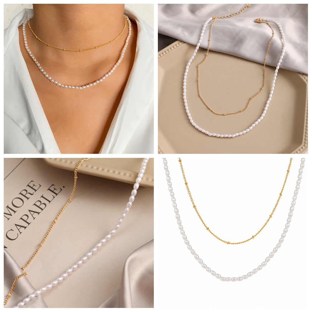 Female Creative Popular Temperament Bead Necklace