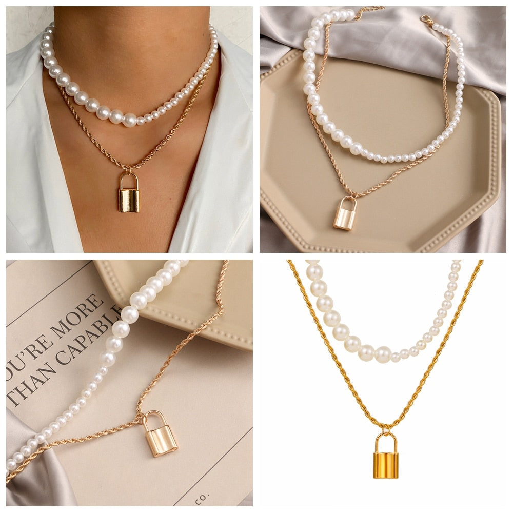 Female Creative Popular Temperament Bead Necklace