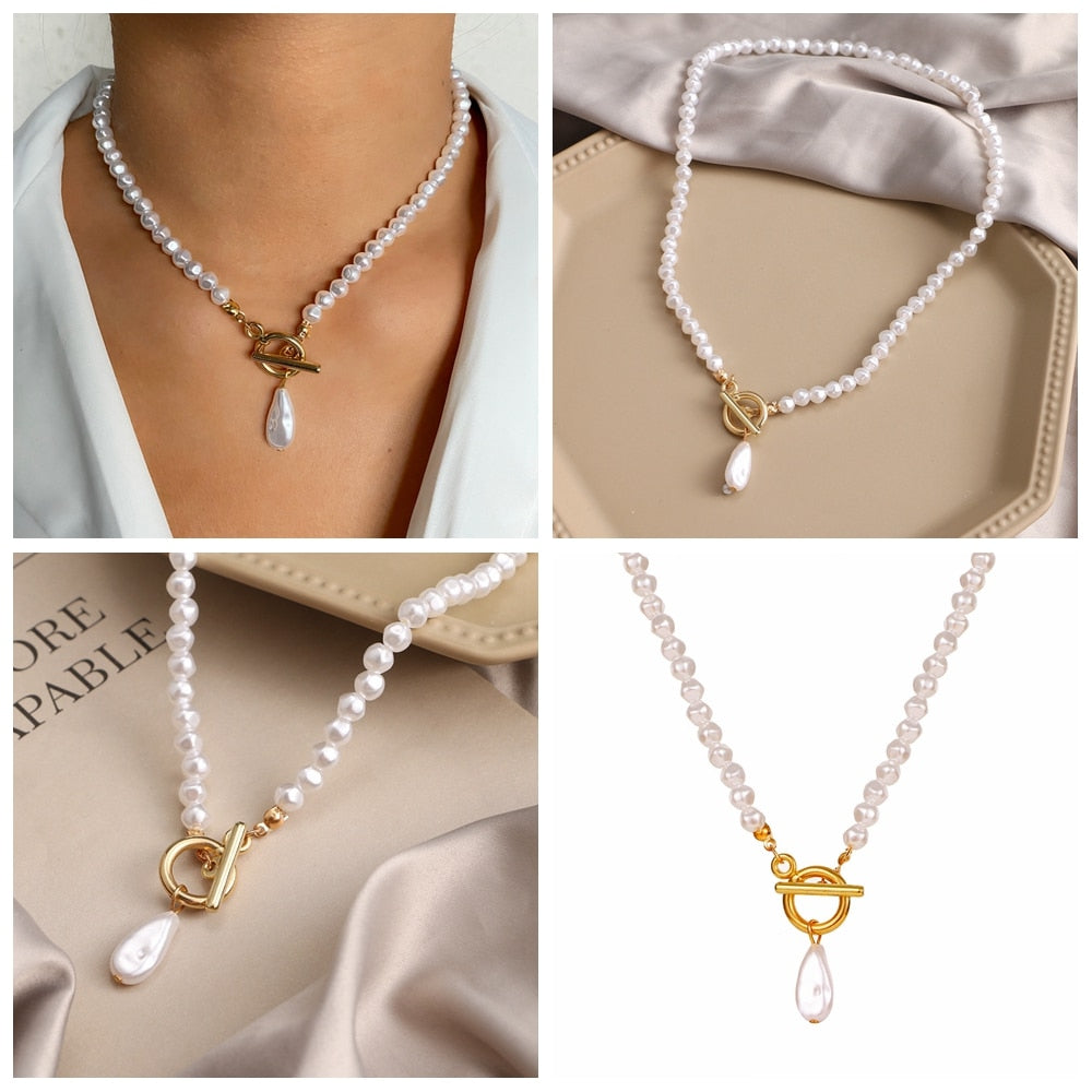 Female Creative Popular Temperament Bead Necklace