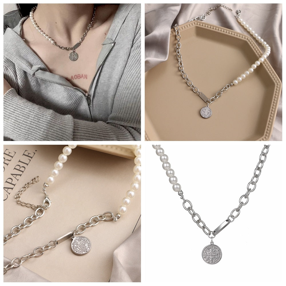Female Creative Popular Temperament Bead Necklace