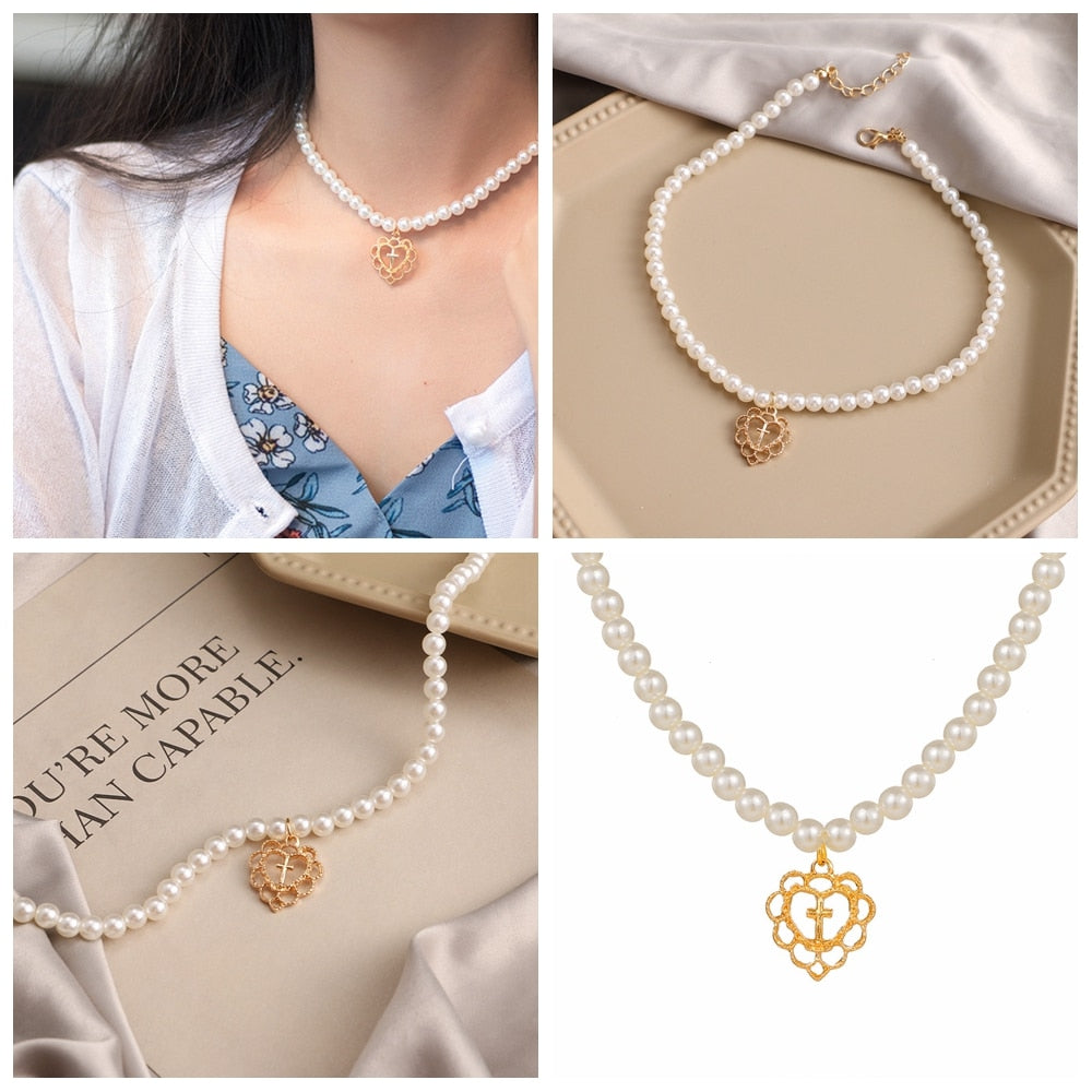 Female Creative Popular Temperament Bead Necklace