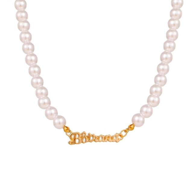 Female Creative Popular Temperament Bead Necklace