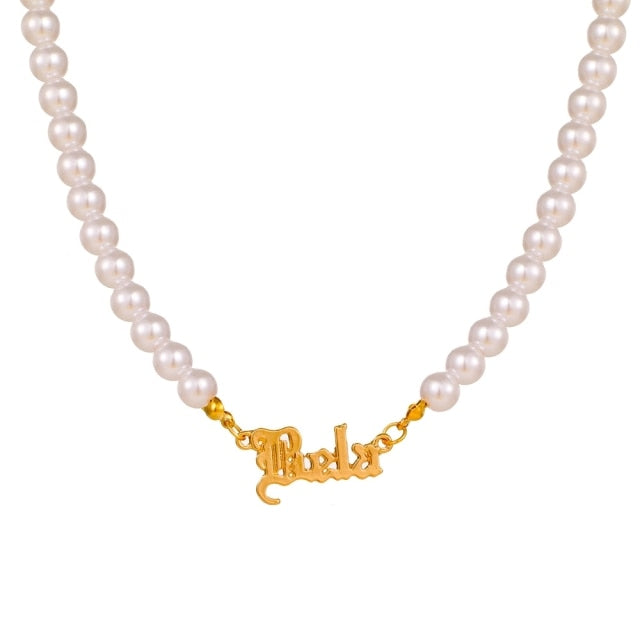 Female Creative Popular Temperament Bead Necklace