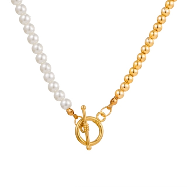 Female Creative Popular Temperament Bead Necklace