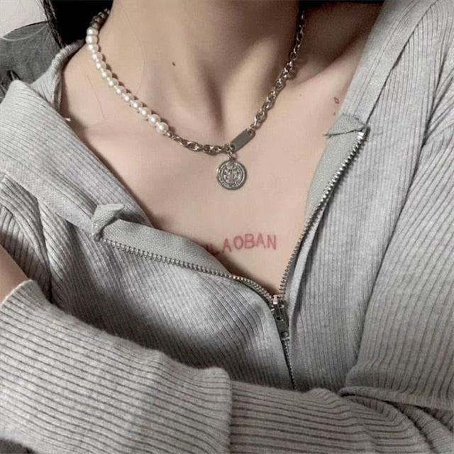 Female Creative Popular Temperament Bead Necklace
