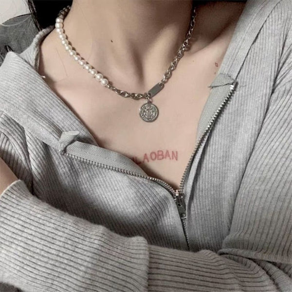 Female Creative Popular Temperament Bead Necklace