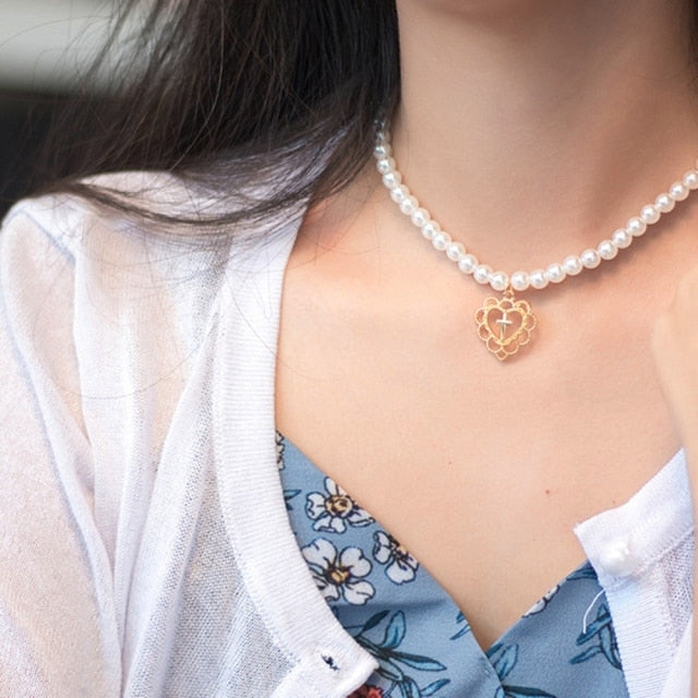 Female Creative Popular Temperament Bead Necklace