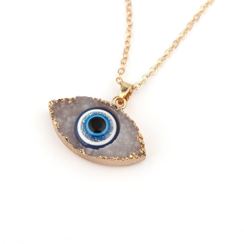 Bohemian Vintage Turkish Evil Eye Pendant Necklace Fashion