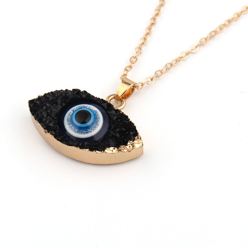Bohemian Vintage Turkish Evil Eye Pendant Necklace Fashion