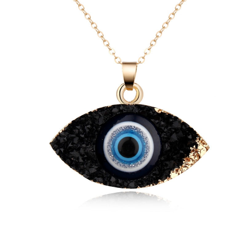 Bohemian Vintage Turkish Evil Eye Pendant Necklace Fashion