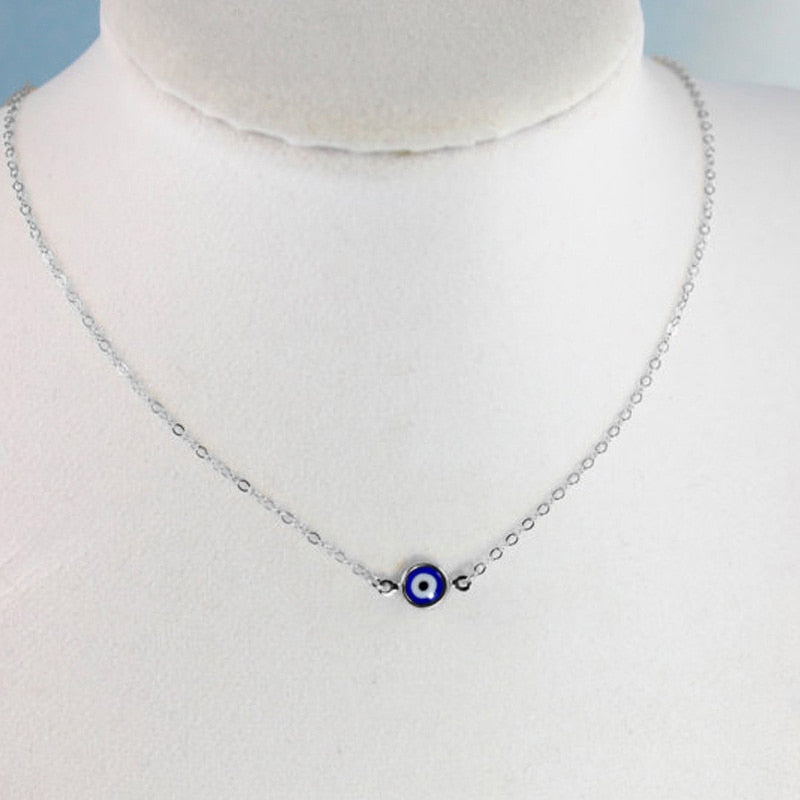 Bohemian Vintage Turkish Evil Eye Pendant Necklace Fashion