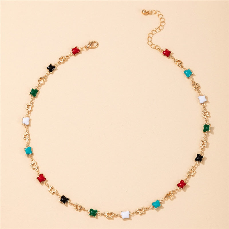 Simple Bohemia Elegant Choker Tassel Necklace